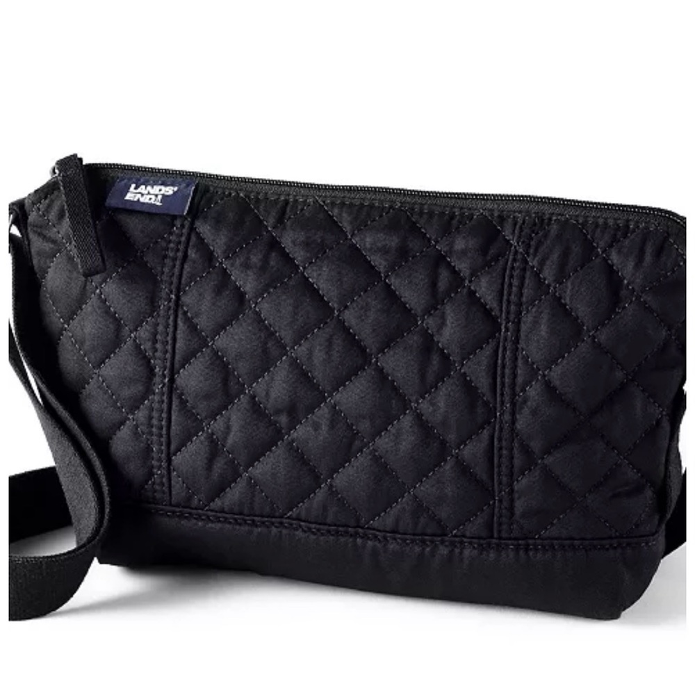 Lands'‎ End Quilted Crossbody Bag NWOT